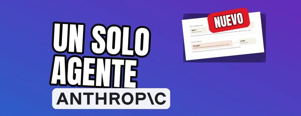 Ilustración editorial: Anthropic recomienda menos subagentes: un solo agente de IA puede ser más rápido, barato y eficaz