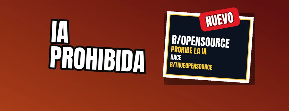 Ilustración editorial: Reddit prohíbe todos los proyectos relacionados con IA en r/opensource y desata críticas en la comunidad