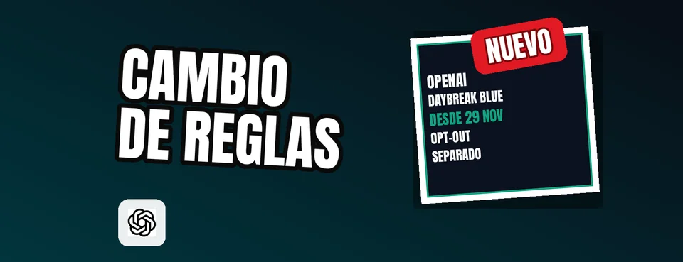 Ilustración editorial: OpenAI comenzará a utilizar datos de Daybreak Blue para entrenar sus modelos a partir del 29 de noviembre
