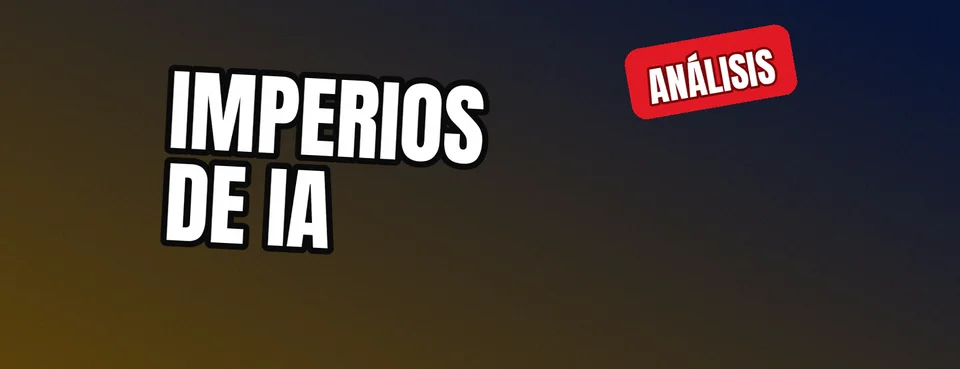 Ilustración editorial: Eric Schmidt compara a OpenAI y Anthropic con imperios coloniales y advierte sobre una nueva disputa mundial por la IA
