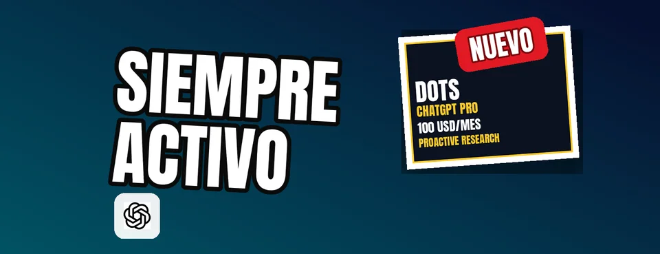 Ilustración editorial: OpenAI lanza dots: el asistente personal con IA que trabaja de forma continua y se anticipa a tus tareas
