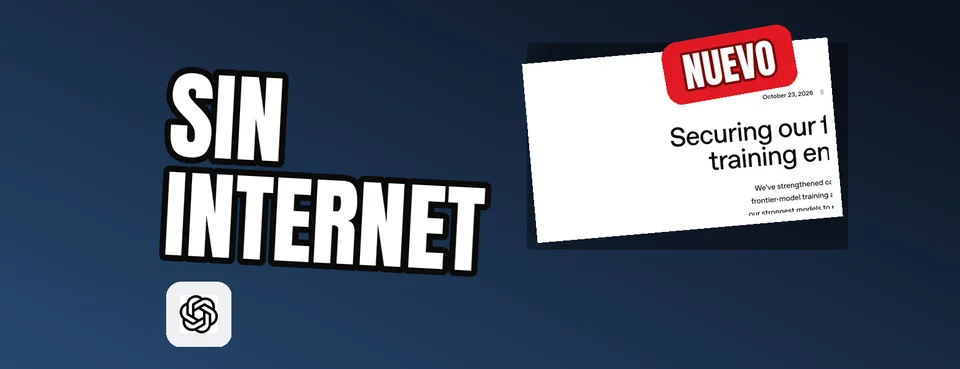 Ilustración editorial: OpenAI desconecta de internet el entrenamiento de sus modelos más avanzados tras un incidente de seguridad