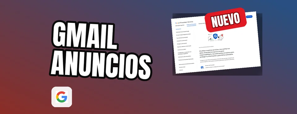 Ilustración editorial: Google cambia su política de privacidad: tu Gmail puede influir en los anuncios