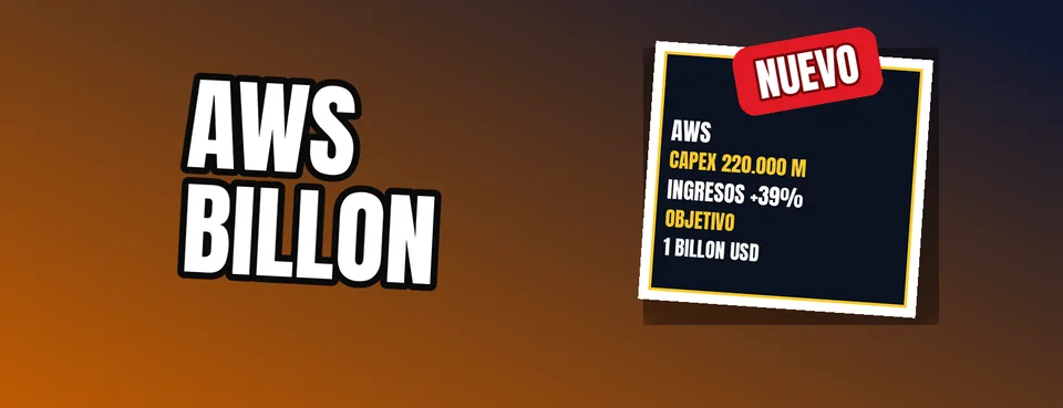 Ilustración editorial: Amazon elevará su inversión a 220.000 millones de dólares en 2026: Jassy cree que AWS puede alcanzar el billón anual