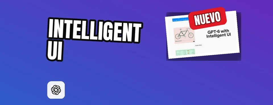 Ilustración editorial: Intelligent UI: ChatGPT ahora convierte imágenes y documentos en interfaces interactivas