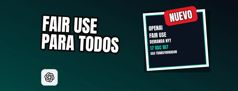 Ilustración editorial: OpenAI defiende el fair use con argumentos de investigadores, creadores y organizaciones en la demanda del New York Times