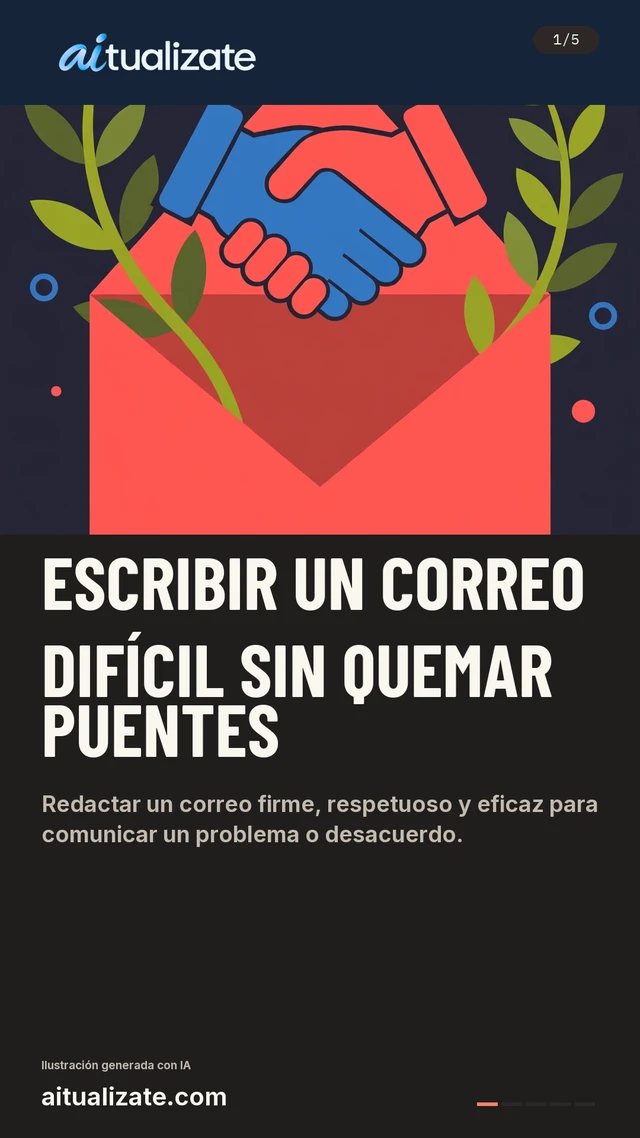 Primera tarjeta: Escribir un correo difícil sin quemar puentes