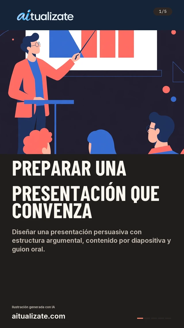 Primera tarjeta: Preparar una presentación que convenza